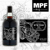 Personalised Birthday Rum label - Spiced Black - Any age & name - Novelty
