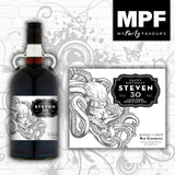 Personalised Birthday Rum label - Spiced Black - Any age & name - Novelty