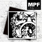Kraken/Octopus card hand made tattoo/punk/biker/goth birthday/any occasion