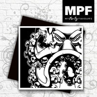 Kraken/Octopus card hand made tattoo/punk/biker/goth birthday/any occasion