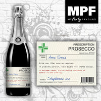 Personalised Prescription Wine/Gin/Vodka/Whisky/Prosecco Bottle Label - Birthday/Christmas Gift