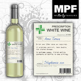 Personalised Prescription Wine/Gin/Vodka/Whisky/Prosecco Bottle Label - Birthday/Christmas Gift
