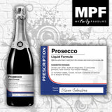 Personalised Prescription Wine/Gin/Vodka/Whisky/Prosecco Bottle Label - Birthday/Christmas Gift