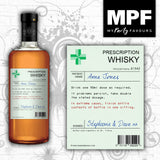 Personalised Prescription Wine/Gin/Vodka/Whisky/Prosecco Bottle Label - Birthday/Christmas Gift