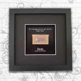 Zelda 'A Link to the Past' Gold GameBoy Advance Cartridge Art Frame